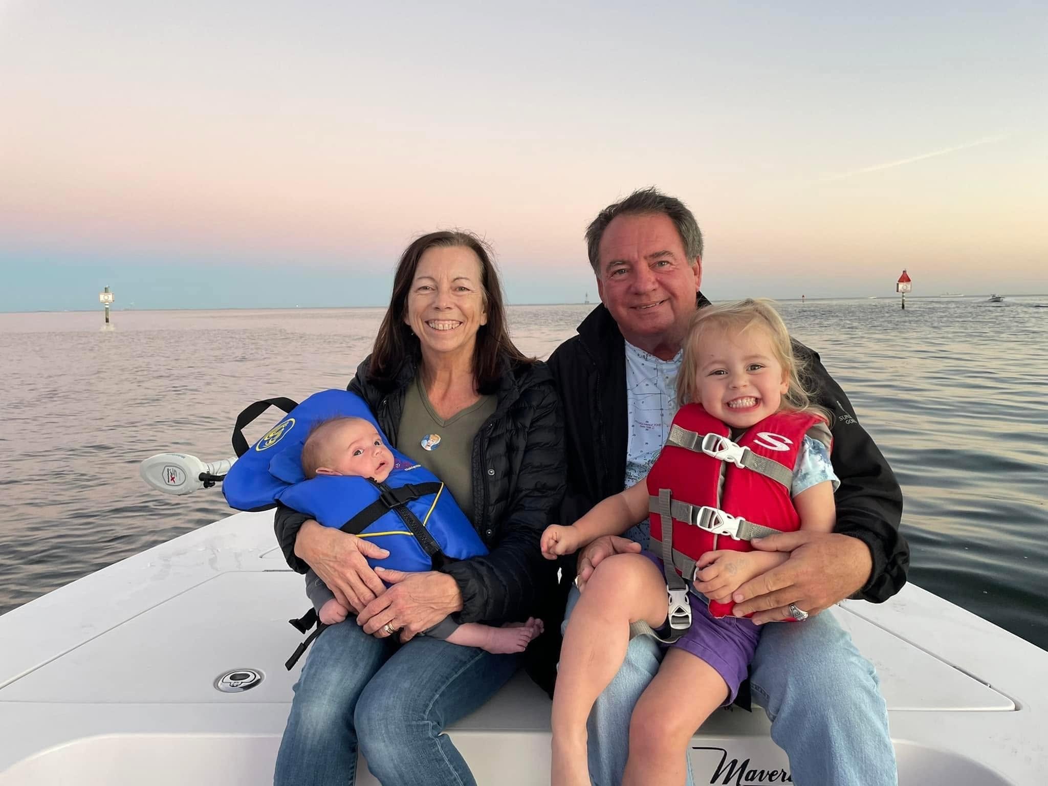 Tom Burgess Sr. and family, founder of Dream Builders of the Florida Keys