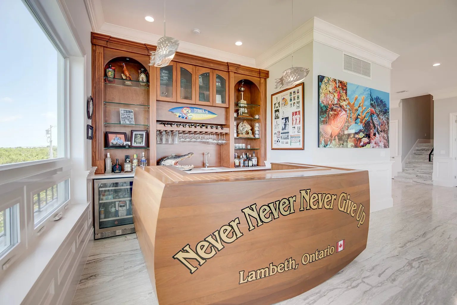 Builder's Dream wet bar
