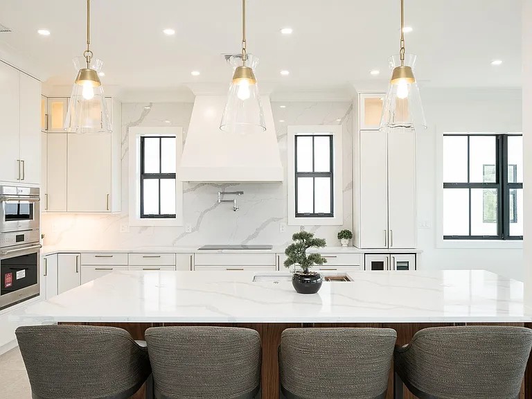 Seven Palms Cove open kitchen and living area