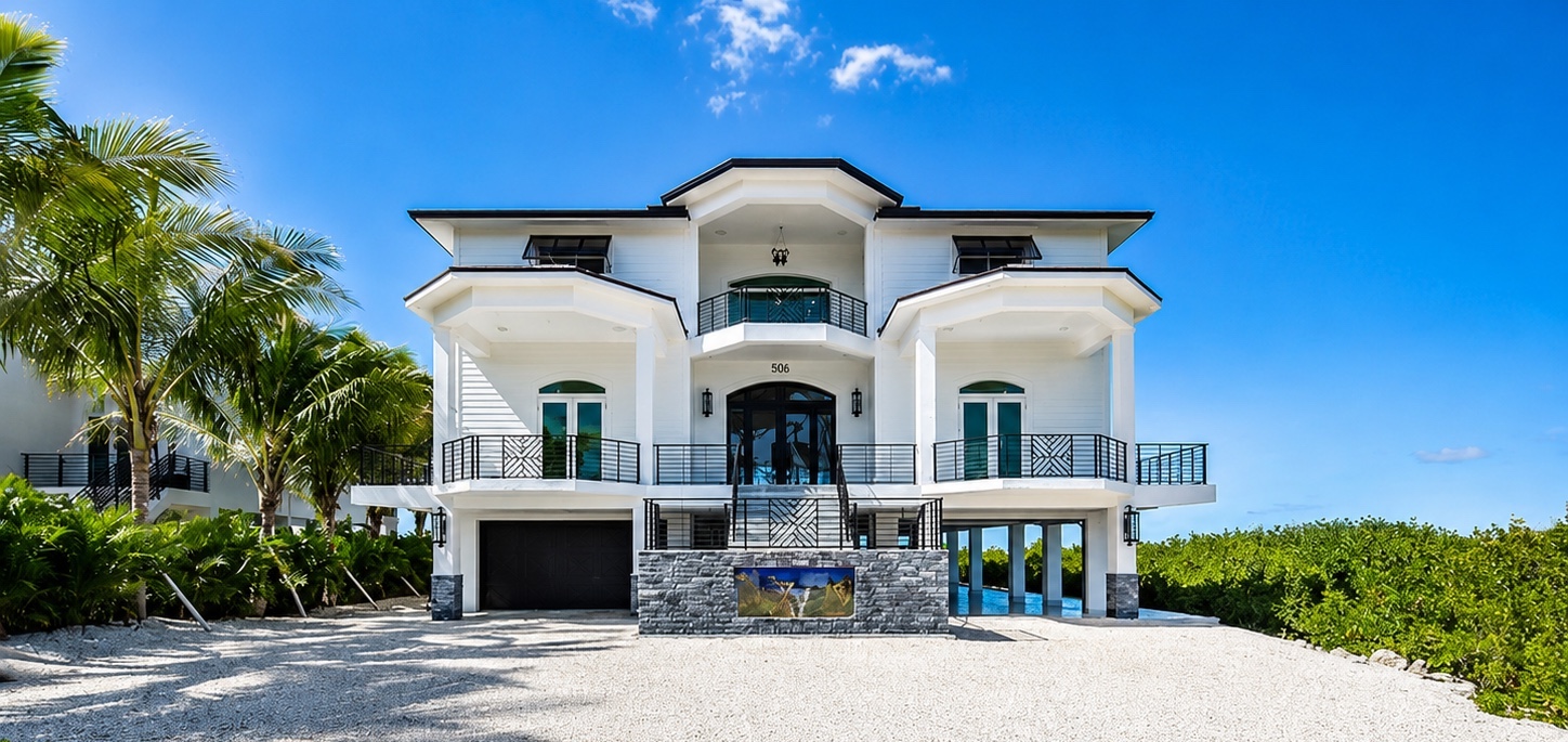 Custom-built Florida Keys waterfront residence